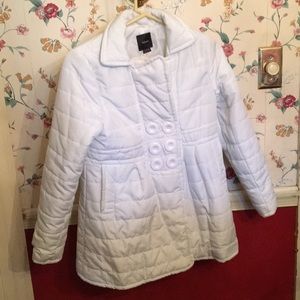 Jr girlsWhite Winter Coat